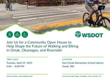 Flyer for WSDOT Community Open House