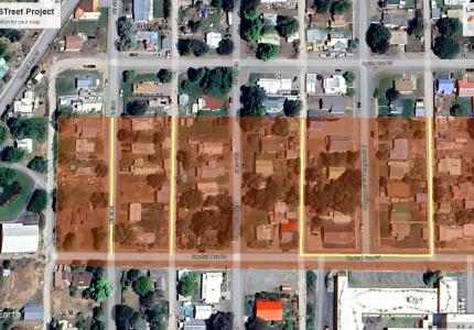 Google map of Central Ave Project in Omak WA