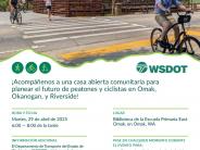 Flyer in Spanish for WSDOT Community Open House