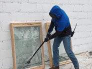 Security glass testing