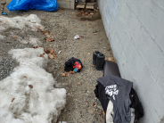 homeless dump site