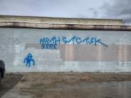 Graffiti dike area