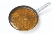Pan with Oil in it.
