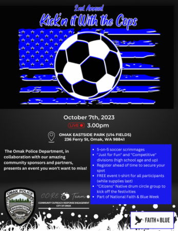 "Kick'n it With the Cops" Community Soccer Scrimmage