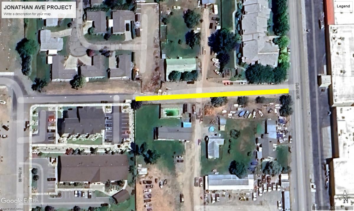 Google Map Image of Jonathan Ave Peroject